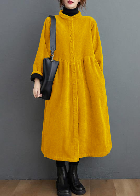 French purple corduroy coats Inspiration thick Cinched women coats ( Limited Stock)