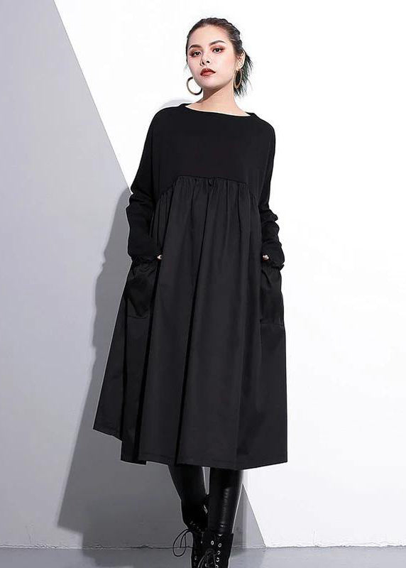 Elegant Cinched o neck Cotton clothes For Women Tutorials Yellow Dresses