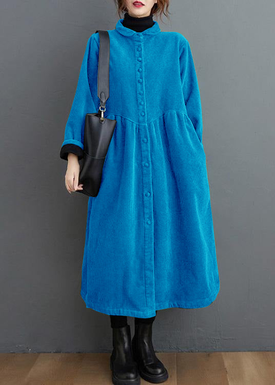 French purple corduroy coats Inspiration thick Cinched women coats ( Limited Stock)